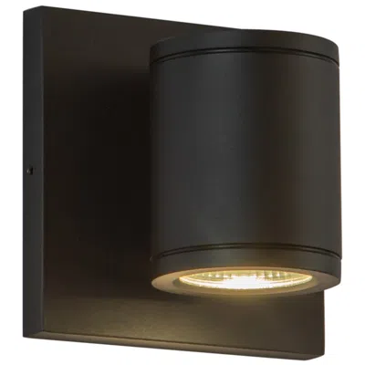 Kuzco Nordic 4-in (2-in Dia.) Black Led Exterior Wall