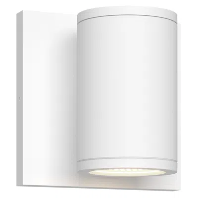Kuzco Nordic 4-in (2-in Dia.) White Led Exterior Wall