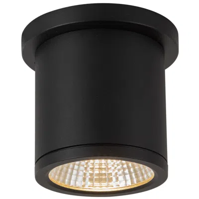 Kuzco Nordic 4-in (3-in Dia.) Black Led Exterior Ceiling
