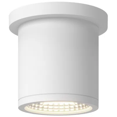 Kuzco Nordic 4-in (3-in Dia.) White Led Exterior Ceiling