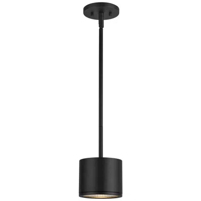 Kuzco Nordic 4-in (5-in Dia.) Black Led Exterior Pendant