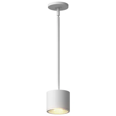 Kuzco Nordic 4-in (5-in Dia.) White Led Exterior Pendant