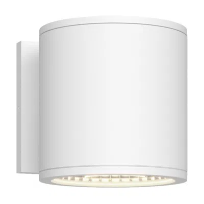 Kuzco Nordic 5-in (5-in Dia.) White Led Exterior Wall