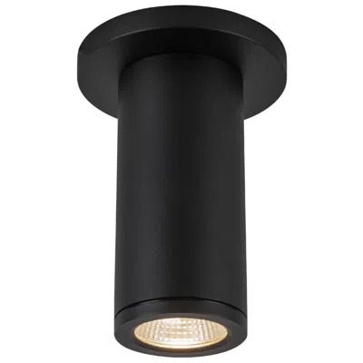 Kuzco Nordic 6-in (2-in Dia.) Black Led Exterior Ceiling