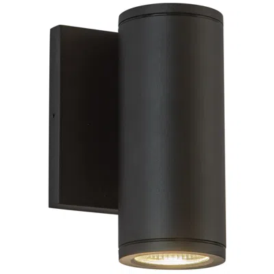 Kuzco Nordic 6-in (2-in Dia.) Black Led Exterior Wall