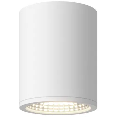 Kuzco Nordic 6-in (5-in Dia.) White Led Exterior Ceiling
