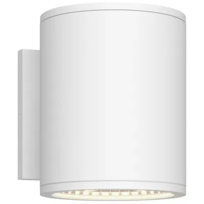 Kuzco Nordic 6-in (5-in Dia.) White Led Exterior Wall
