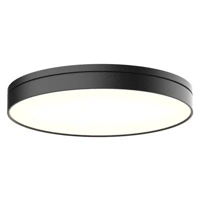 Kuzco Novel Led 5-in Black Flush Mount