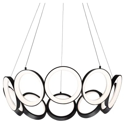 Kuzco Oros Led 29-in Black Led Chandeliers