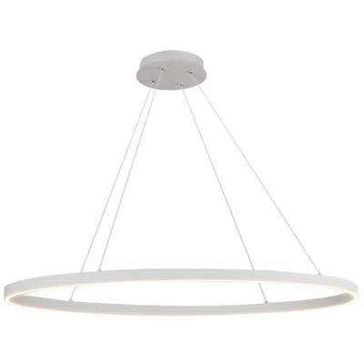 Kuzco Ovale Led 40-in White Linear Pendant
