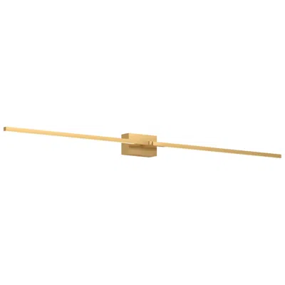 Kuzco Pandora 50" Wide Brushed Gold Led Vanity Bath Light