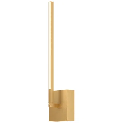 Kuzco Pandora Led 18-in Brushed Gold Wall Sconce