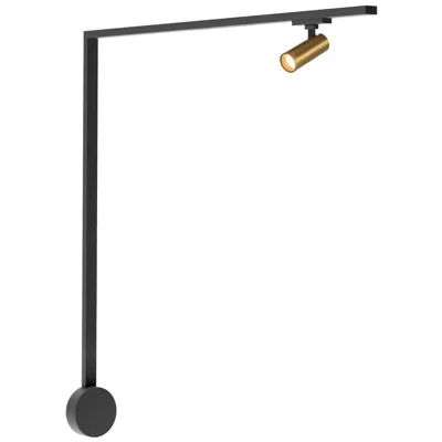 Kuzco Paolo 1 Light (2-in) Brushed Gold Dimmable 4000k Led Trilo Track Wall Kit