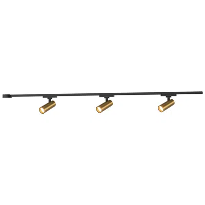 Kuzco Paolo 3 Light (2-in) Brushed Gold 4000k Led Trilo Track Ceiling Kit