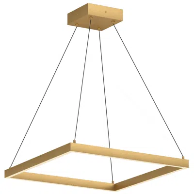 Kuzco Piazza Led 24-in Brushed Gold Pendant
