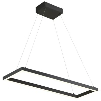 Kuzco Piazza Led 30-in Black Pendant