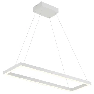 Kuzco Piazza Led 30-in White Pendant