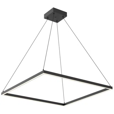 Kuzco Piazza Led 32-in Black Pendant