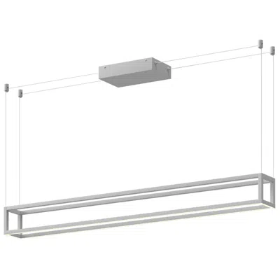 Kuzco Plaza Led 48-in White Linear Pendant
