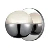Kuzco Pluto Led 5-in Chrome Wall Sconce