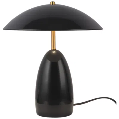 Kuzco Poppy 12-in Black Dimmable Led Table Lamp
