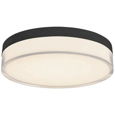 Kuzco Quara 7-in Black Dimmable Led Flush Mount