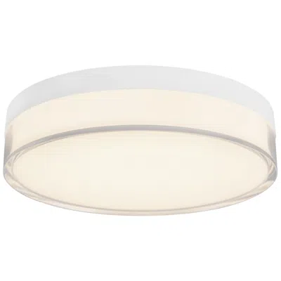 Kuzco Quara 7-in White Dimmable Led Flush Mount