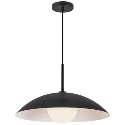 Kuzco Regent 19-in Black Pendant