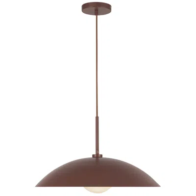 Kuzco Regent E26 19-in Burgundy Pendant