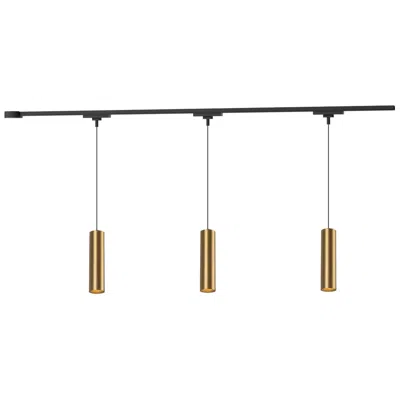 Kuzco Remuda 3 Light Brushed Gold Dimmable 4000k Led Trilo Track Ceiling Kit