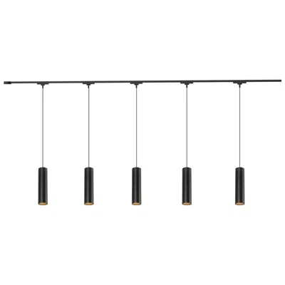Kuzco Remuda 5 Light Black Dimmable 4000k Led Trilo Track Ceiling Kit