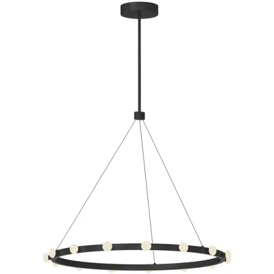 Kuzco Rezz Led 28-in Black Pendant