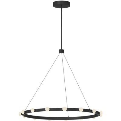 Kuzco Rezz Led 28-in Black Pendant