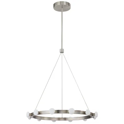 Kuzco Rezz Led 28-in Brushed Nickel Pendant