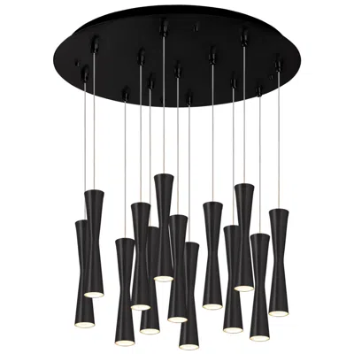 Kuzco Robson 24-in Black 13-light Multi Pendant