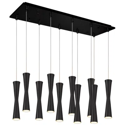 Kuzco Robson 27-in Black 10-light Multi Pendant