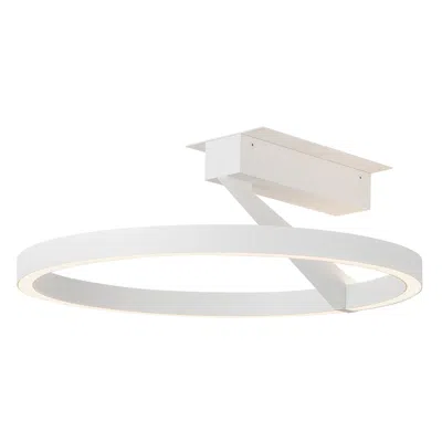 Kuzco Roda Led 16-in White Semi-flush Mount