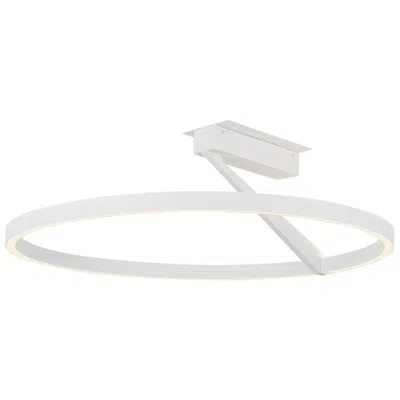 Kuzco Roda Led 24-in White Semi-flush Mount