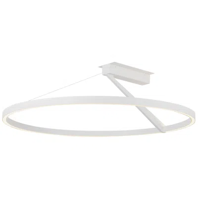 Kuzco Roda Led 31-in White Semi-flush Mount