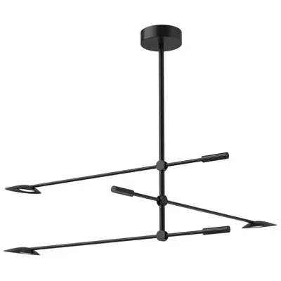 Kuzco Rotaire Led 32-in Black Led Chandeliers