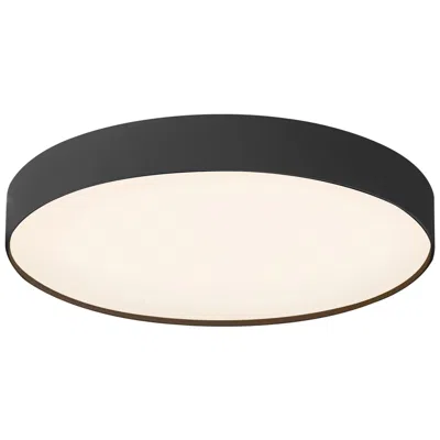 Kuzco Rynn 7-in Black Dimmable Led Flush Mount