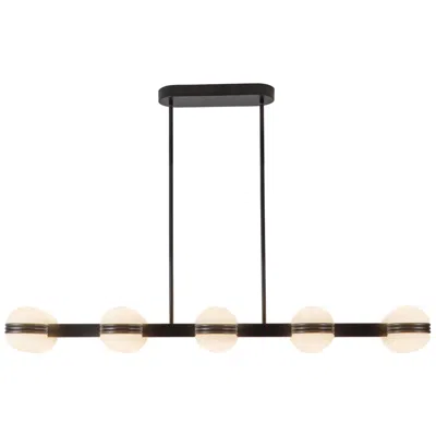 Kuzco Selene 4-ft Black Dimmable Led Linear Pendant