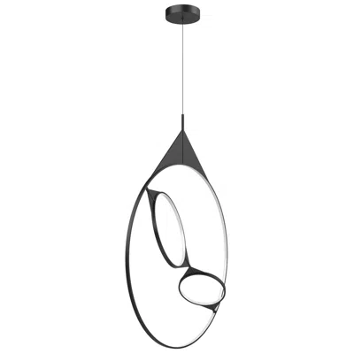 Kuzco Serif Led 36-in Black Pendant