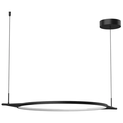 Kuzco Serif Led 36-in Black Pendant