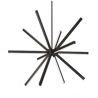 Kuzco Sirius Led 48-in Black Led Chandeliers