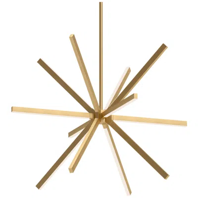 Kuzco Sirius Led 48-in Brushed Gold Led Chandeliers
