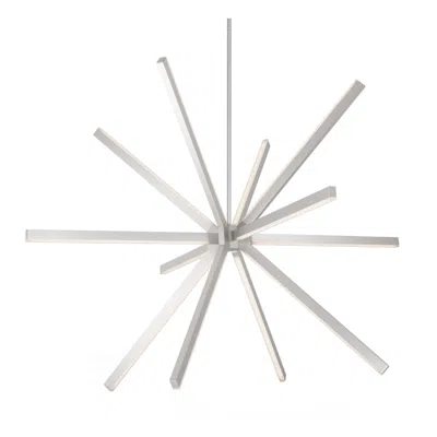 Kuzco Sirius Led 56-in Brushed Nickel Led Chandeliers