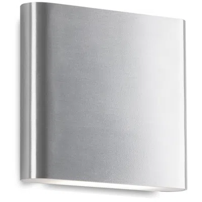 Kuzco Slate Led 6-in Brushed Nickel All-terior Wall Sconce