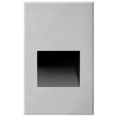 Kuzco Sonic 3" Wide Brushed Nickel Vertical Led Outdoor Step Light