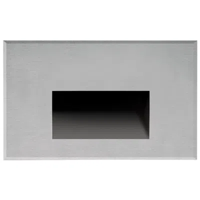 Kuzco Sonic 5"w Brushed Nickel Horizontal Led Outdoor Step Light